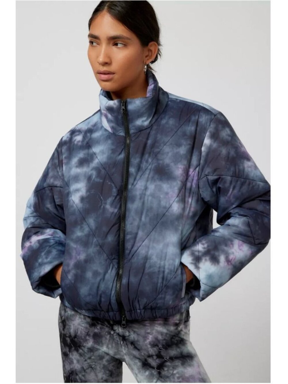 Electric & Rose NWT Eason Epic Tie-Dye Puffer Jacket Small
